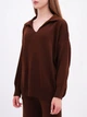 Пуловер женский EQUILIBRI W391 040 100-5 One Size Brown (2299965877668) - изображение 3