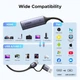 Карта видеозахвата HDMI на USB 3.0 A и USB C Ugreen CM629 для потокового гейминга, записи, совместимо с Switch 2, PS5, Xbox, ПК, Mac, телефоном Grey (15389) - изображение 7