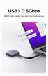 Картридер SD/TF UGREEN CM898 адаптер для Magsafe, 312 МБ/с, для телефонов и ноутбуков Grey (65095) - изображение 8