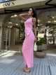 Костюм с юбкой One size Розовый (008117) - изображение 3