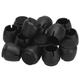 Nakładki na nogi krzesła silikonowe Springos HA7254 12-16 mm 16 szt Czarne  (5907719436104) - obraz 1