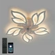 Управляемая светодиодная люстра с вентилятором FAN ASTRA 85W+18W 5F-APP-680×120-WHITE/CLEAR-220-IP20 ESLSE - изображение 1