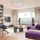 Светодиодный накладной светильник Feron AL6030 GRAND COLOR 60Вт с RGB белый - изображение 4