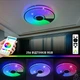 Смарт люстра музыкальная управляемая светодиодная SONG R RGB 60 Вт 380x70 мм Белая ESLLSE - изображение 6