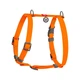 Шлейка для собак M (средних пород) WAUDOG Waterproof – оранжевый, водостойкая анатомическая H-образная, Collartex, пластиковая пряжка-фастекс, QR-паспорт, лента 20 мм, обхват шеи 40–66 см, груди 50–80 см, арт. 32814 - изображение 1