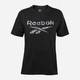 Футболка хлопковая спортивная длинная женская Reebok 3W Reebok Id Cottong 100034760 XS Черная (4066762789641) - изображение 4