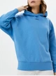 Худи оверсайз женское Reebok 2M Lux Oversized IB4242 L Синее (4066746295939) - изображение 1