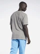 Футболка хлопковая спортивная длинная мужская Reebok CL RBK ND Cropped HB5966 XS Серая (4065418771276) - изображение 2