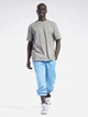 Футболка хлопковая спортивная длинная мужская Reebok CL RBK ND Cropped HB5966 XS Серая (4065418771276) - изображение 3
