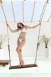 Білий роздільний купальник з кісточками - glory Perfect Female Білий L/80B (195SW-21BI-Wh) - зображення 1