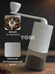 Кавомолка ручна жорнова Manual Coffe Grinder 4256 керамічна з регулюванням помелу для кави, спецій, солі, горіхів - зображення 6