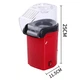 Апарат для виготовлення попкорну без олії Hot Air Popcorn Maker 1231 домашня міні Попкорница Червона - зображення 2