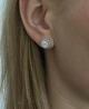 Серебряные серьги на закрутках, родий - изображение 4