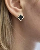 Серебряные серьги з эмалью Ван Клиф 1229.10 - изображение 3
