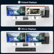 KVM-переключатель HDMI на 2 монитора TJCXELE, для 2 ПК, 2 ноутбука, 4K 30Гц, с USB 2.0, док-станция с пультом - изображение 3