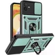 Противоударный чехол Armor Ring + защита камеры для Samsung Galaxy A05 (A055) Simon case зеленый - изображение 1