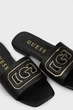 Жіночі чорні слайдери Guess 41 FLJTARLEA19 - изображение 7
