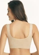 Женский удобный бюстгальтер на широких бретелях Comfort Elastic (1870-56-02) Бежевый 56 No Brand - изображение 3