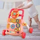 Ходунки детские WToys песни, игрушечный руль, шестерни, геометрический сортер, подсветка, пальчиковые игры, озвучивание на украинском языке, утяжелитель (47256) - изображение 5