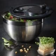 Центрифуга для мытья салата со стеклянной крышкой Ø 24 см RÖSLE 160695 / 15695 - изображение 4