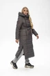 Пальто Miorichi Агата 50 Кофейный (01191-grey50) - изображение 5