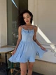 Жіноча літня сукня кльош на бретельках Uaclothes 44-46 Блакитний (like33778-141841357) - зображення 1