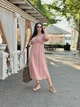 Длинное женское муслиновое платье Fashion 42/44 капучино - изображение 3