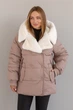 Зимняя куртка Miorichi Дора 52 Бежевий (01209-brown52) - изображение 3