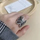Кільце сріблясте жіноче у формі метелика код 2399 - зображення 3