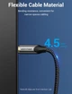 Оптический аудиокабель VENTION,Toslink SPDIF 1м в Нейлоновой Оплетке Серый - изображение 3