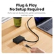 Сетевой 5-портовый коммутатор RJ45 (разветвитель) Ugreen CM833 - 1 Гбит/с (35492) - изображение 4