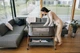 Приліжкове ліжечко та стільчик для дитини Nest & Feed 2 в 1 FreeON Grey - зображення 5
