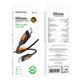 Кабель зарядки BOROFONE BX114 Silicone Type-C to Type-C (60W) fast charge (1M) швидка зарядка для пристроїв Чорний - зображення 2