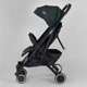Коляска прогулянкова дитяча JOY Vittoria 30883 рама алюмінієва, футкавер, телескопічна ручка Темно-зелений - зображення 9
