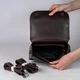 Сумка Кросс боди экокожа женская NIU NIU с длинным регулируемым ремнем 24 x 18 x 7 см. коричневая (63215B) - изображение 4