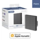 Вимикач Aqara H1 Smart Wall Switch EU With Neutral Zigbee 3.0 Apple HomeKit Global Темно-сірий з нульовою лінією WS-EUK04 - зображення 1