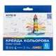 Мел цветной Jumbo, 6 цв. Kite Classic - изображение 1