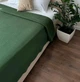 Плед покрывало косичка LavSon 100% хлопок Евро 240х230 + 2 наволочки 50х70 Зеленый - изображение 4