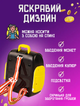 Детская копилка-сейф рюкзак Микки Маус с кодовым замком, отпечатком, купюроприемник для бумажных денег монет Красная - изображение 3