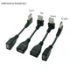 Перехідник штекер USB A, кутовий, v.2.0, 25 см (Type-L) - зображення 2