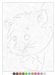 Розмальовка Disney Hachette за номерами Coloriages mysteres Trompe l'oeil Tome 3 - зображення 5