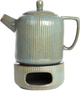 Dzbanek do herbaty Homla Mirande z podgrzewaczem zielony 0.95 l (5904183855561) - obraz 1