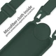 Чехол с ремешком Wave Strap Silicone Case для Apple iPhone 13 Pro Max Green - изображение 2