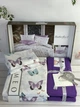 Постельное белье Romeo home Poplin Butterfly 2 поплин евро размер бабочки на белом - изображение 1