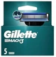 Сменные картриджи для бритья (лезвия кассеты) мужские Gillette Mach3 кассеты 5 шт - изображение 2