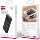 Универсальная мобильная батарея Powerbank УМБ XO PB302 20000mAh Black (091s) - зображення 4