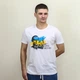 Футболка чоловіча Poltava to go "Симон Петлюра" XS Біла - изображение 1