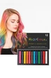 Цветные мелки для окрашивания волос, набор 12 штук, Hair Chalk, безопасные, смываемые, 8 см - зображення 2