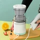 Соковыжималка аккумуляторная 500мл от USB LY-9 белая портативный блендер для приготовления сока из цитрусовых - изображение 2