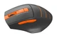 Мышь компьютерная беспроводная A4tech FG30S Black+Orange черная с оранжевым - зображення 2
